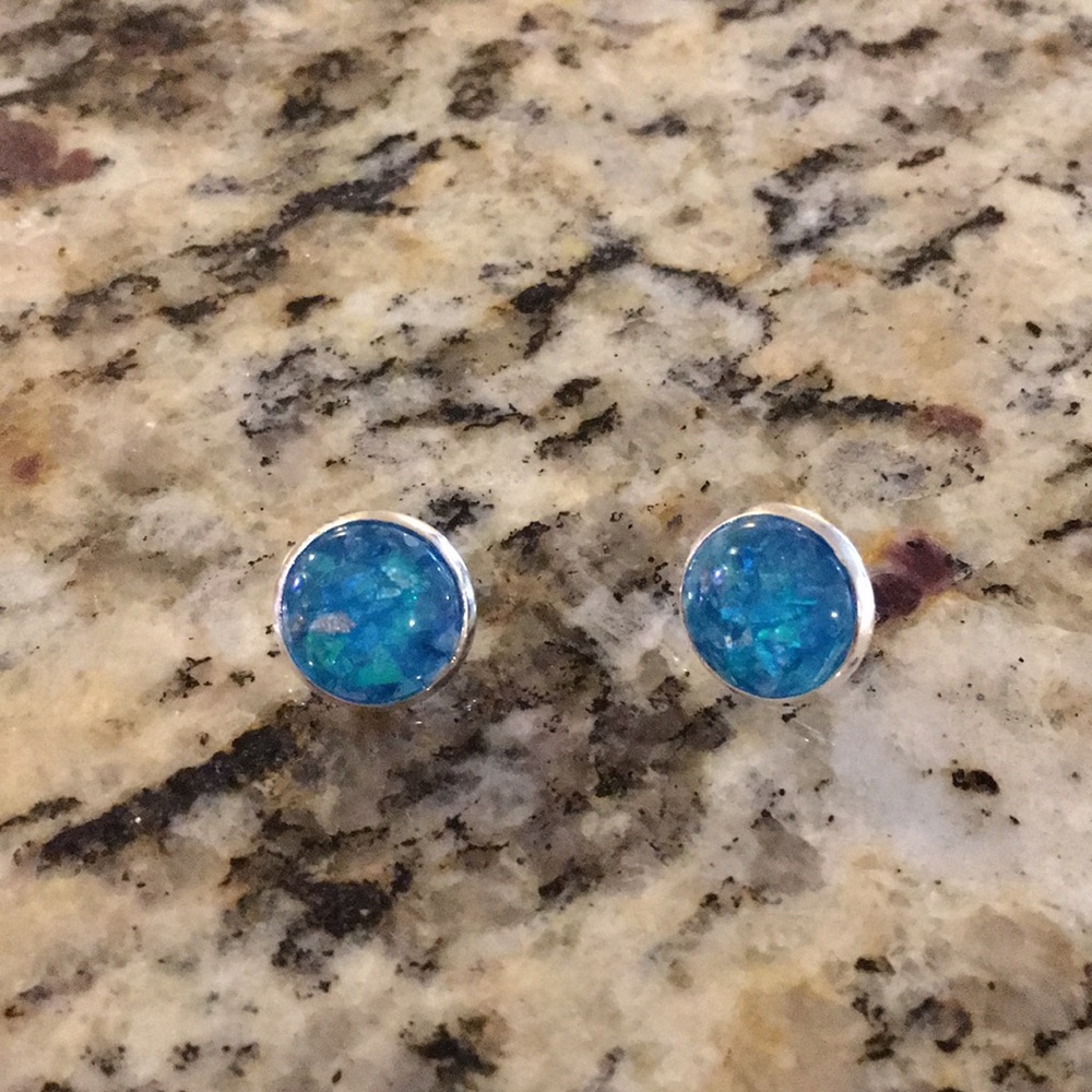 Pretty blue earrings